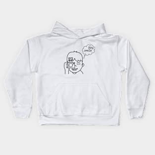 Hey smile Kids Hoodie